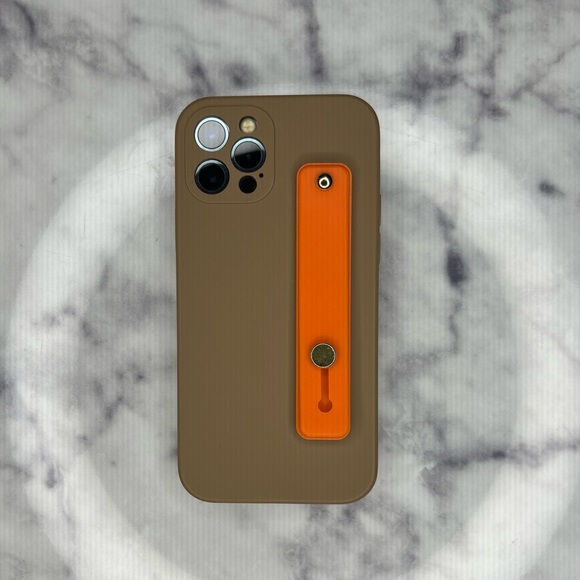 🆕 3pc Phone Strap Finger Grip Set (Orange) - Picture 2 of 8